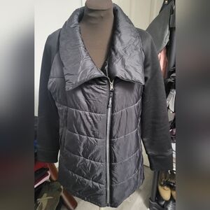 Mondetta Large Asymetrical Zipper And Scuba Sleeves